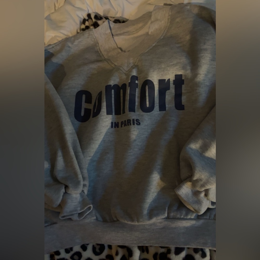 Gray Comfort in Paris Sweatshirt